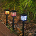 Traditional Rustic Waterproof Solar House ABS LED Outdoor Landscape Light For Garden