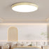 Modern Minimalist Macaron Acrylic Round Shade LED Flush Mount Ceiling Light For Bedroom