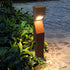 Traditional Chinese Waterproof Steel Aluminum Irregular Column LED Landscape Lighting Outdoor Light For Garden