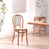 Traditional Vintage Round Rattan Woven Wooden Dining Chair Backrest For Dining Room