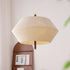 Traditional Vintage Hemp Rope Weaving Round Shade Wood 3-Light Chandelier For Living Room