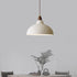 Modern Minimalist Round Dome Pot Lid Hardware 1-Light Pendant Light For Living Room