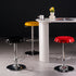 Contemporary Creative Beer Bottle Cap Design Plastic Swivel Bar Stool Height Adjustable Footrest For Dining Room