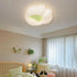 Contemporary Nordic Kids Iron Acrylic Cat's Claw LED Flush Mount Ceiling Light For Bedroom