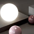 Modern Minimalist Round Ball Hardware Plastic 1-Light Pendant Light For Bedroom