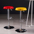 Contemporary Creative Beer Bottle Cap Design Plastic Swivel Bar Stool Height Adjustable Footrest For Dining Room