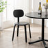 Modern Minimalist Round Cushion Solid Wood Dining Chair Backrest For Dining Room