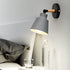 Modern Minimalist Cylindrical Trapezoidal Aluminum Wood 1-Light Wall Sconce Lamp For Bedroom