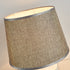 Contemporary Vintage Cylinder Vase Base Ceramic Fabric 1-Light Table Lamp For Bedroom