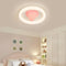 Modern Minimalist Round Strawberry Iron Acrylic LED Flush Mount Ceiling Light For Bedroom