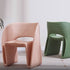 Modern Minimalist U-Shape PE Plastic Chair Backrest For Living Room