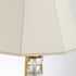 Modern Luxury Octagonal Shade Full Copper Crystal Base 1-Light Table Lamp For Home Office