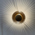 Modern Minimalist Aluminum Round Sun Flower Design LED Wall Sconce Lamp For Living Room