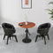 Contemporary Retro Arc Liftable PU Leather Iron Dining Chair Backrest For Dining Room