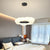 Contemporary Creative PE Cloud Shape Iron LED Pendant Light For Living Room