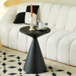 Modern Minimalist Round Hourglass Shape Iron Coffee Table For Living Room