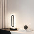 Modern Minimalist Rectangular Hardware Acrylic LED Table Lamp For Bedroom