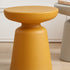 Modern Minimalist Round Cylinder PE End Table 1-Tier For Living Room