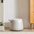 Contemporary Simplicity Cylinder Fabric Pouf Low Stool For Living Room