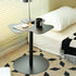 Modern Minimalist Trefoil Flower Round Base Iron End Table For Living Room