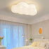 Contemporary Nordic Iron Acrylic Cloud LED Flush Mount Ceiling Light For Bedroom