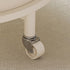 Contemporary Luxury Round Stainless Steel Glass End Table 2-Tier For Living Room