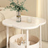 Contemporary Creative Flower Shape Tray Top Side Table 2-Tier Cabinet For Living Room