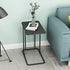 Contemporary Simplicity Rectangle Marble Top End Table For Living Room