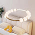 Modern Minimalist Round Aluminum Glass LED Chandelier For Living Room