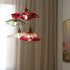 Modern Art Deco Sunflower Copper Glass 1-Light Pendant Light For Living Room