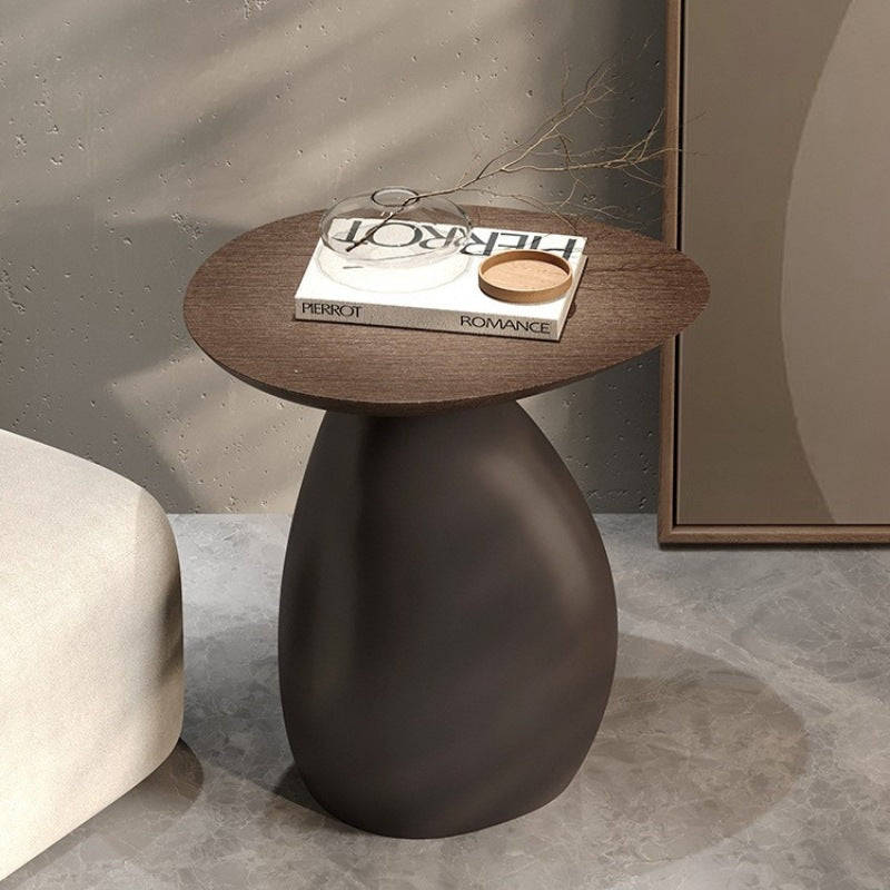 Irregular Round Table Contemporary Scandinavian Round Irregular Base Resin Coffee Table For ...