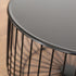 Contemporary Simplicity Iron Round Cage Design Coffee Table For Living Room