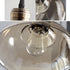 Modern Minimalist Round Glass 1-Light Pendant Light For Dining Room