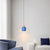 Contemporary Scandinavian Liftable Aluminum Acrylic Cup Shape LED Pendant Light For Bedroom