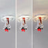 Contemporary Creative Iron Cartoon Aerospace Rocket Acrylic LED Kids Flush Mount Ceiling Light For Living Room