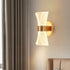 Contemporary Nordic Iron Acrylic Folding Petal LED Wall Sconce Lamp For Bedside