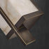 Modern Luxury Full Copper Marble Rectangle LED Wall Sconce Lamp For Living Room