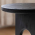 Modern Minimalist Round Cross Base Ash Wood End Table For Living Room