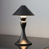 Contemporary Simplicity Conical Shade Hardware Base LED USB Table Lamp For Bedroom