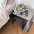 Modern Minimalist Rectangular Stainless Steel End Table 1-Tier For Living Room