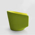 Modern Minimalist Ring Frame Solid Wood Cotton Linen High Density Sponge Accent Chair Backrest Armrest For Living Room