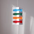 Modern Minimalist Colorful Square Box Acrylic Iron 1-Light Pendant Light For Living Room