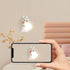 Modern Art Deco Kids Iron Acrylic Rabbit LED Pendant Light For Bedroom