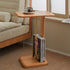 Modern Minimalist Square Wood End Table For Living Room