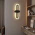 Contemporary Simplicity Oval Iron Acrylic LED Wall Sconce Lamp For Living Room