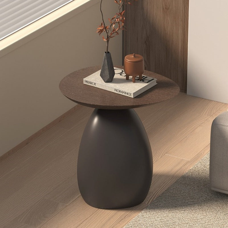 Irregular Round Table Contemporary Scandinavian Round Irregular Base Resin Coffee Table For ...