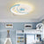 Contemporary Creative Acrylic Starry Sky LED Flush Mount Ceiling Light For Living Room