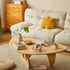 Traditional Japanese Triangle Rubber Wood Coffee Table For Living Room
