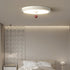 Modern Minimalist Round Dome Iron Acrylic LED Flush Mount Ceiling Light For Living Room