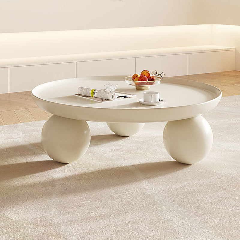 Contemporary Creative Disc Orb Metal Coffee Table For Living Room